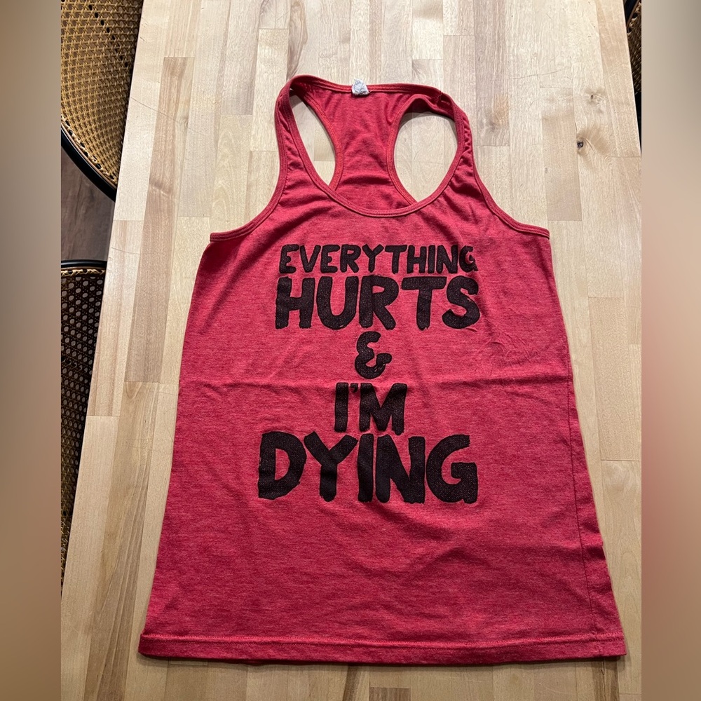 Funny workout racerback‎ tank top